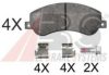 A.B.S. 37793 OE Brake Pad Set, disc brake